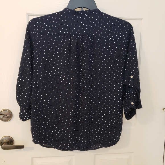 Loft Size Small dark blue and white polka-dot - Picture 3 of 6